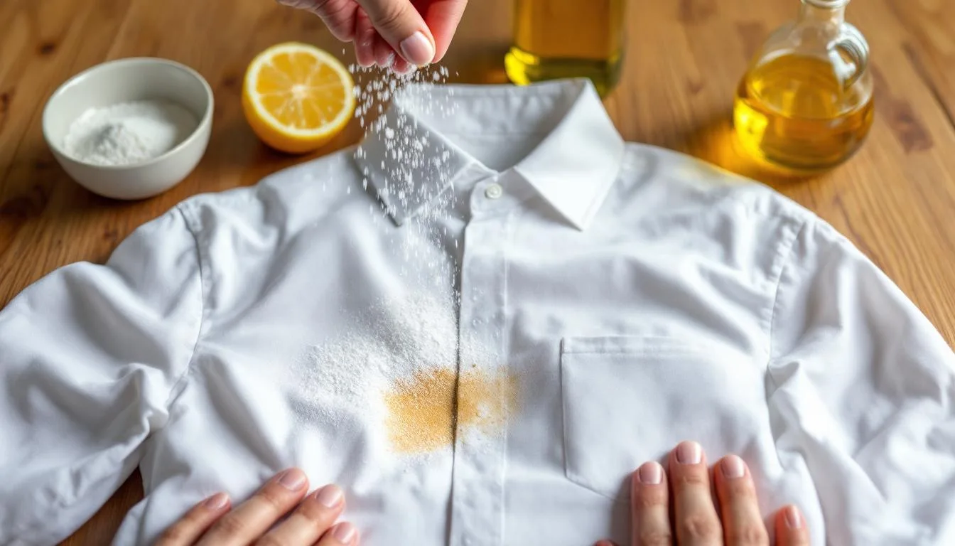 איך להסיר כתמי שמן מבגדים ללא חומרי ניקוי