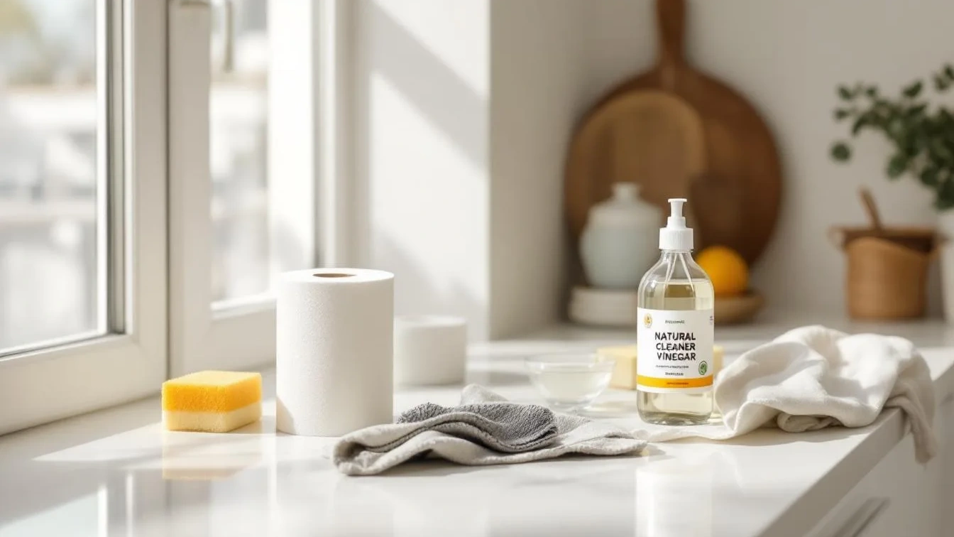 איך לנקות את הבית עם נייר טואלט וחומץ ולחסוך זמן וכסף