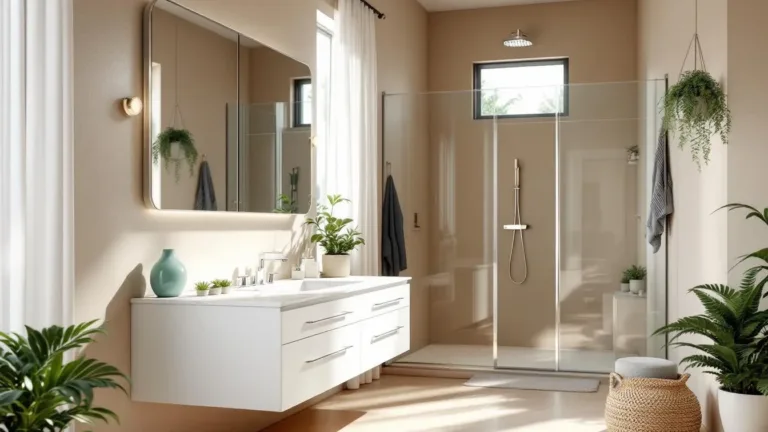 איך לעצב חדר אמבטיה קטן שייראה מרווח ומזמין