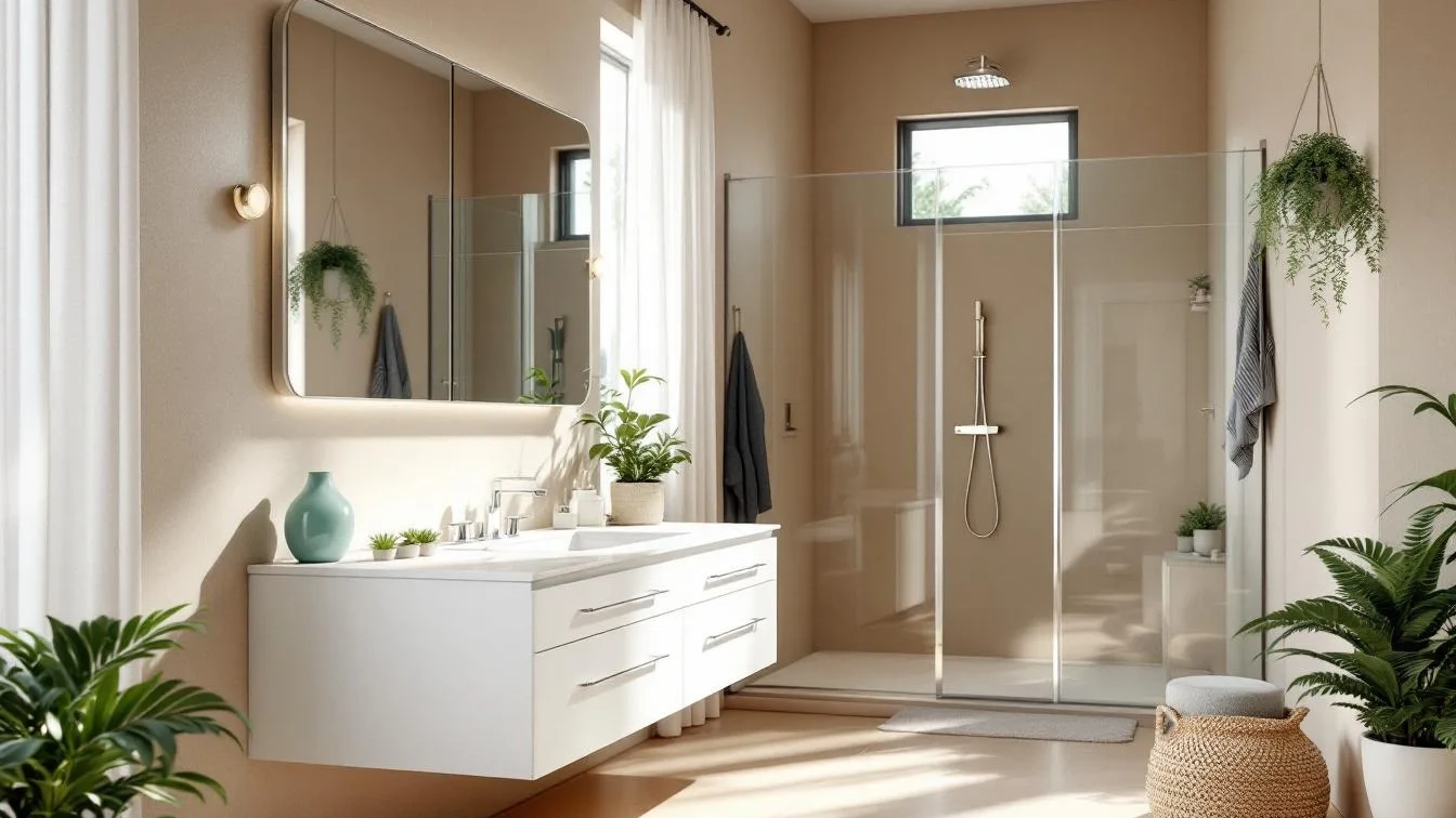 איך לעצב חדר אמבטיה קטן שייראה מרווח ומזמין