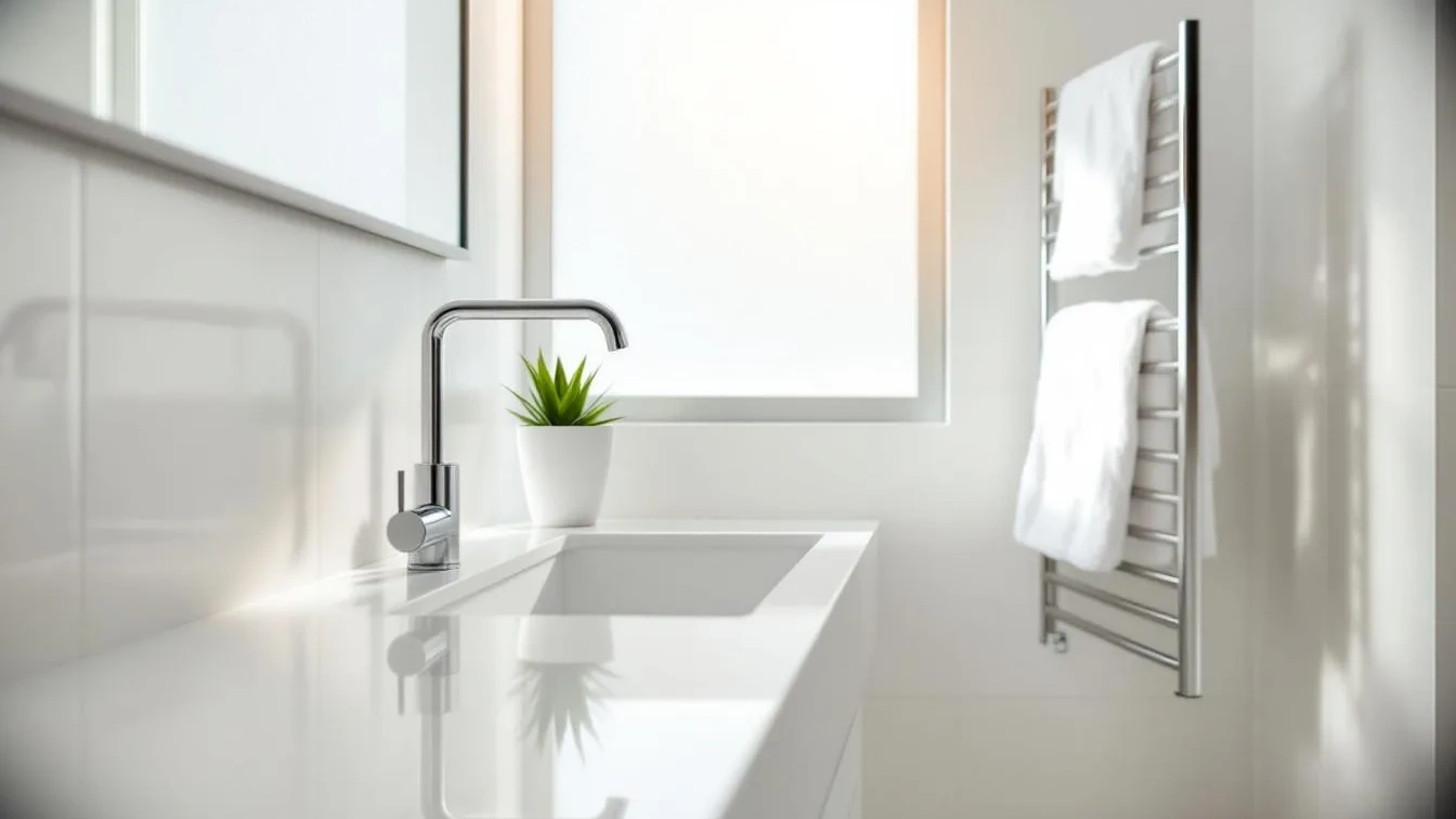 איך לשמור על חדר האמבטיה מבריק ונקי מבלי לבזבז שעות על ניקיון