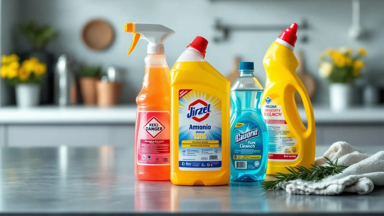 אל תשתמש לעולם בחומרי הניקוי האלו ביחד, הבית שלך בסכנה