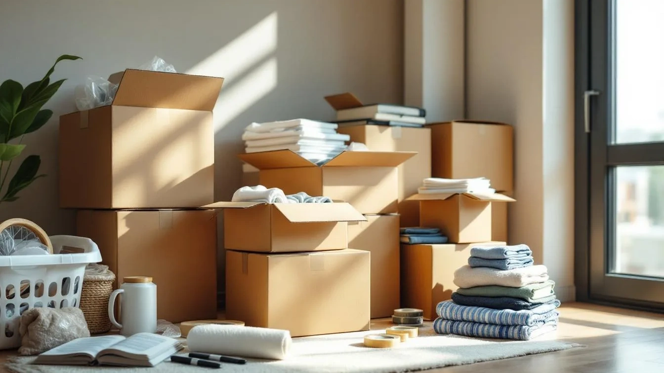 הדרך הכי יעילה לארוז קרטונים למעבר דירה