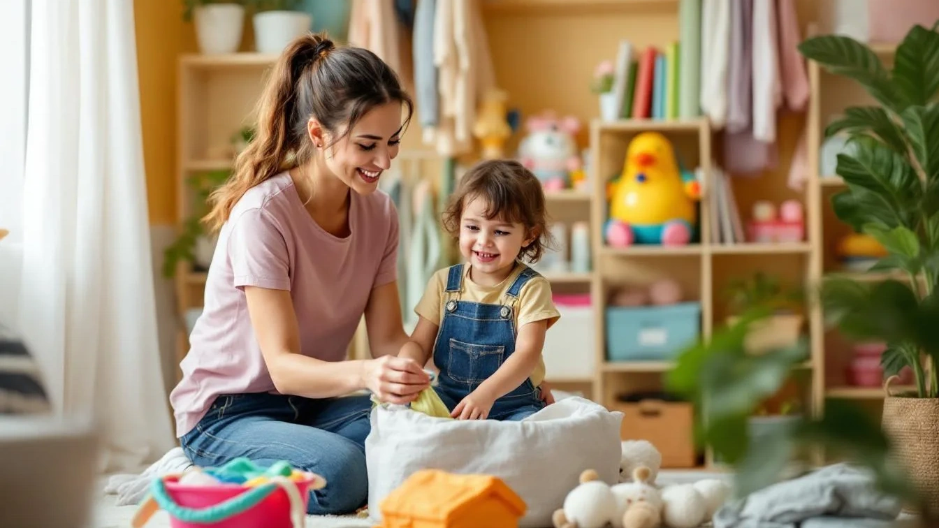 הטכניקה הפשוטה שמאלפת ילדים לנקות את החדר בעצמם
