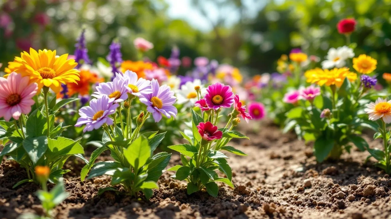 לא גנן ולא דשן, הסוד הזה יוצר גן פרחים עם מעט עבודה
