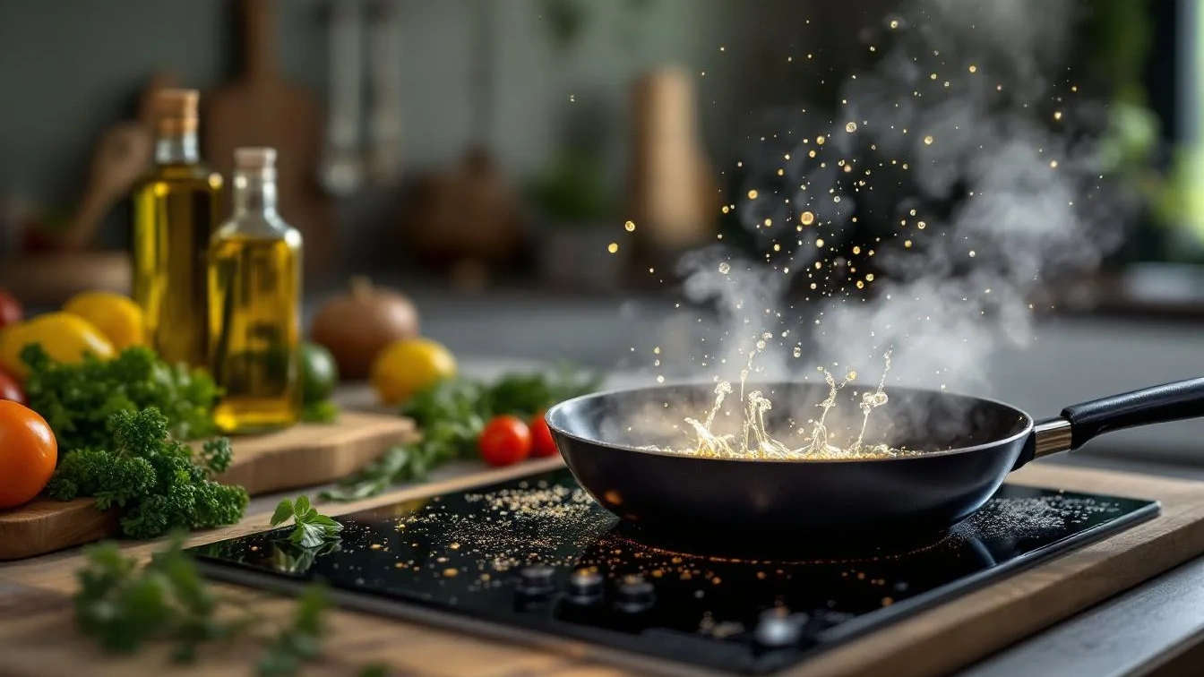 למה השמן שלך מתיז בכל פעם שאתה מטגן משהו במחבת