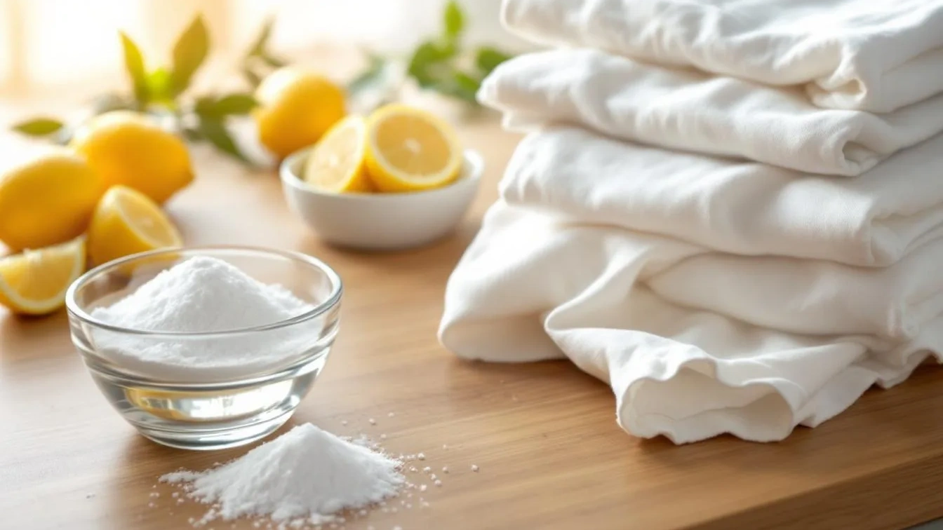 איך להלבין את הבגדים שלך עם תערובת ביתית פשוטה וזולה