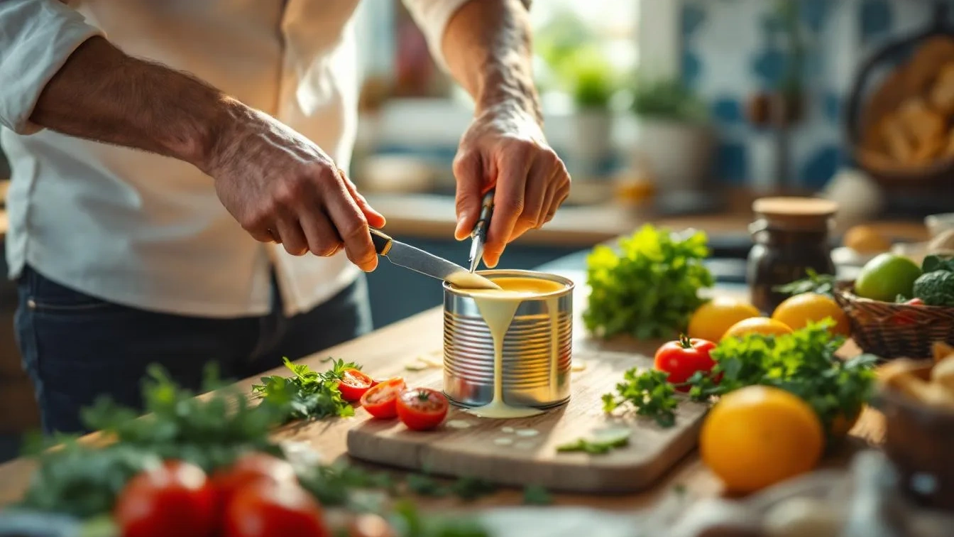 איך לפתוח קופסת שימורים בלי פותחן קופסאות כמו מקצוען