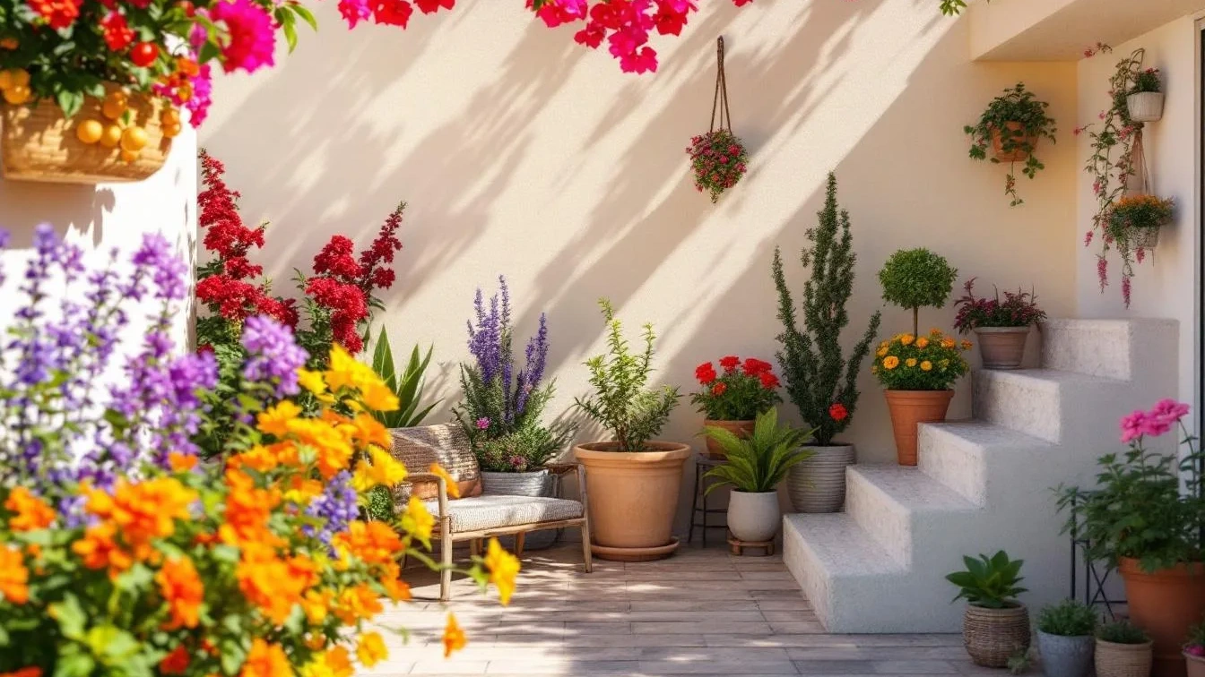 אילו צמחים מתאימים למרפסת חשופה לשמש