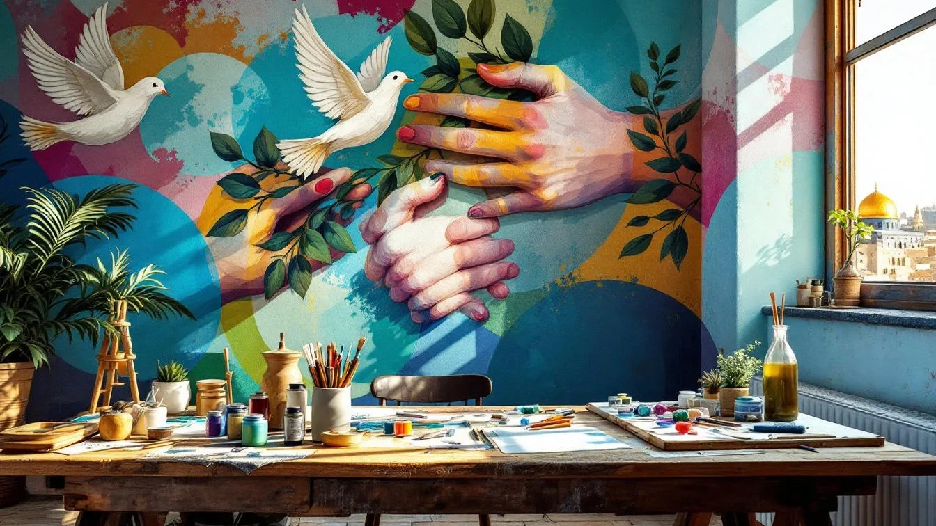 אמן חושף את השיטה הבלתי ניתנת לעצירה ליצירת שלום בעולם