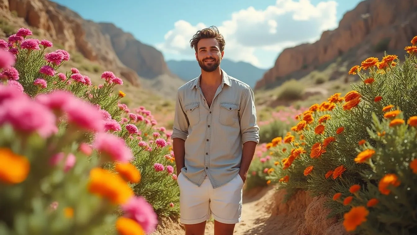 הטבע מתעורר: איך גשמים מפתיעים הופכים אזורים צחיחים לגן עדן פורח