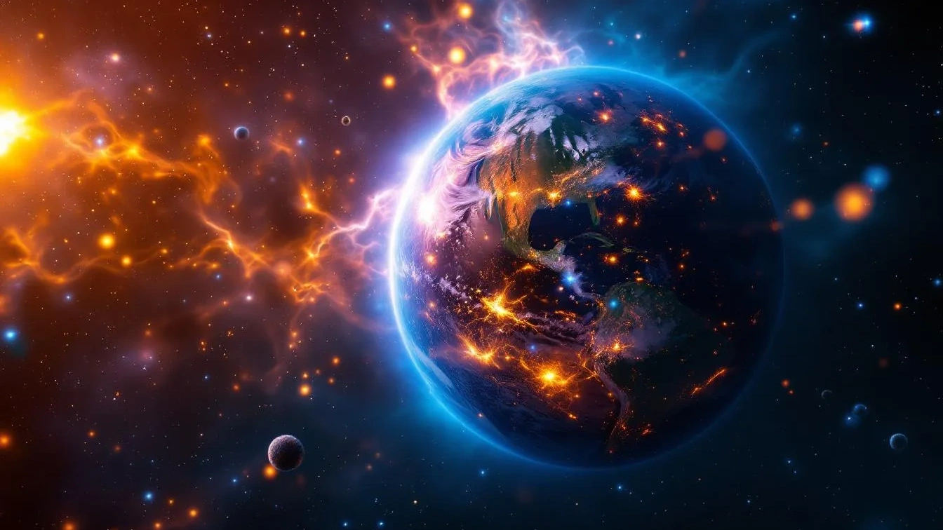 למה החומרים של כדור הארץ מגיעים מכמעט ליד השמש