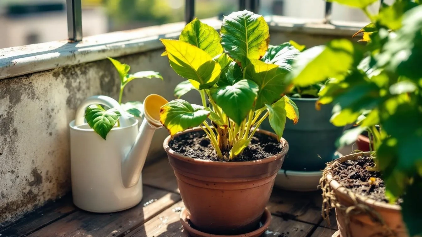 למה הצמחים במרפסת שלך נובלים למרות ההשקיה היומית