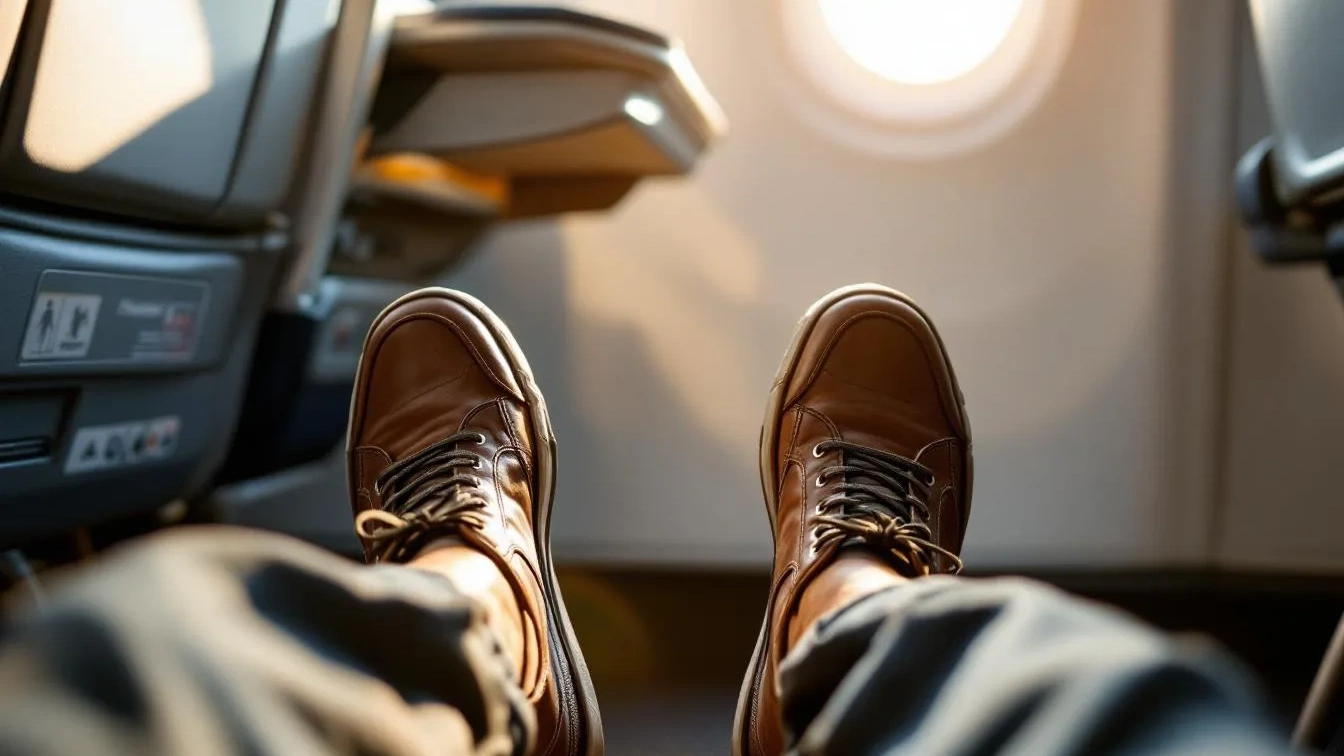 למה כדאי להשאיר את הנעליים עליכם במטוס ולחסוך בעיות