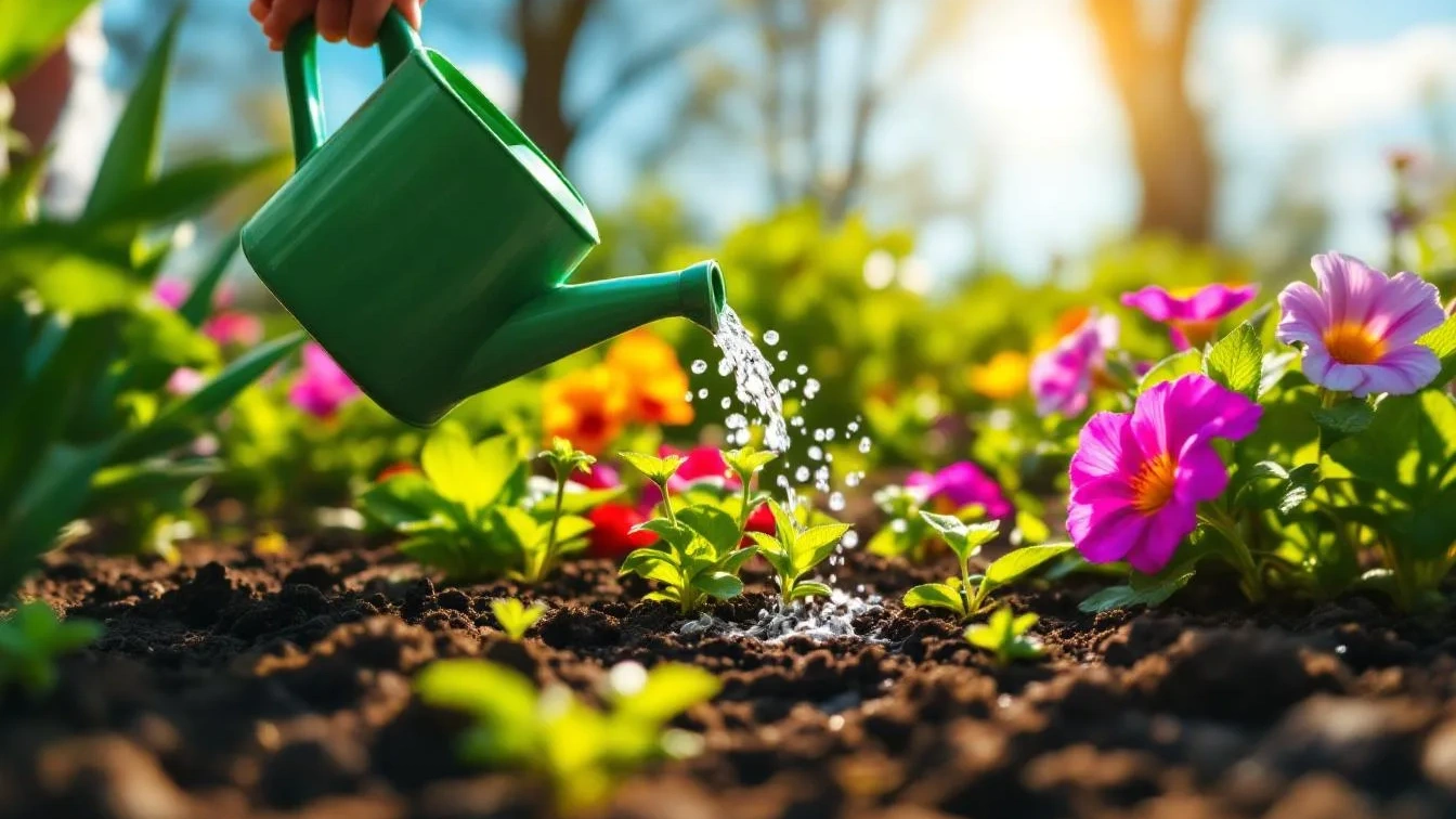מה הזמן הנכון לדשן ולהשקות בגינה באביב