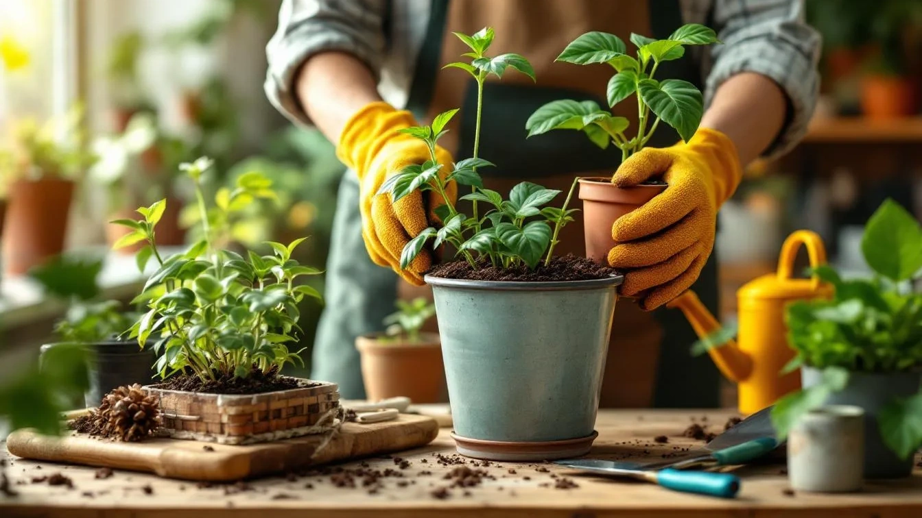 מתי הזמן הנכון להפיץ צמחי בית לעציצים חדשים